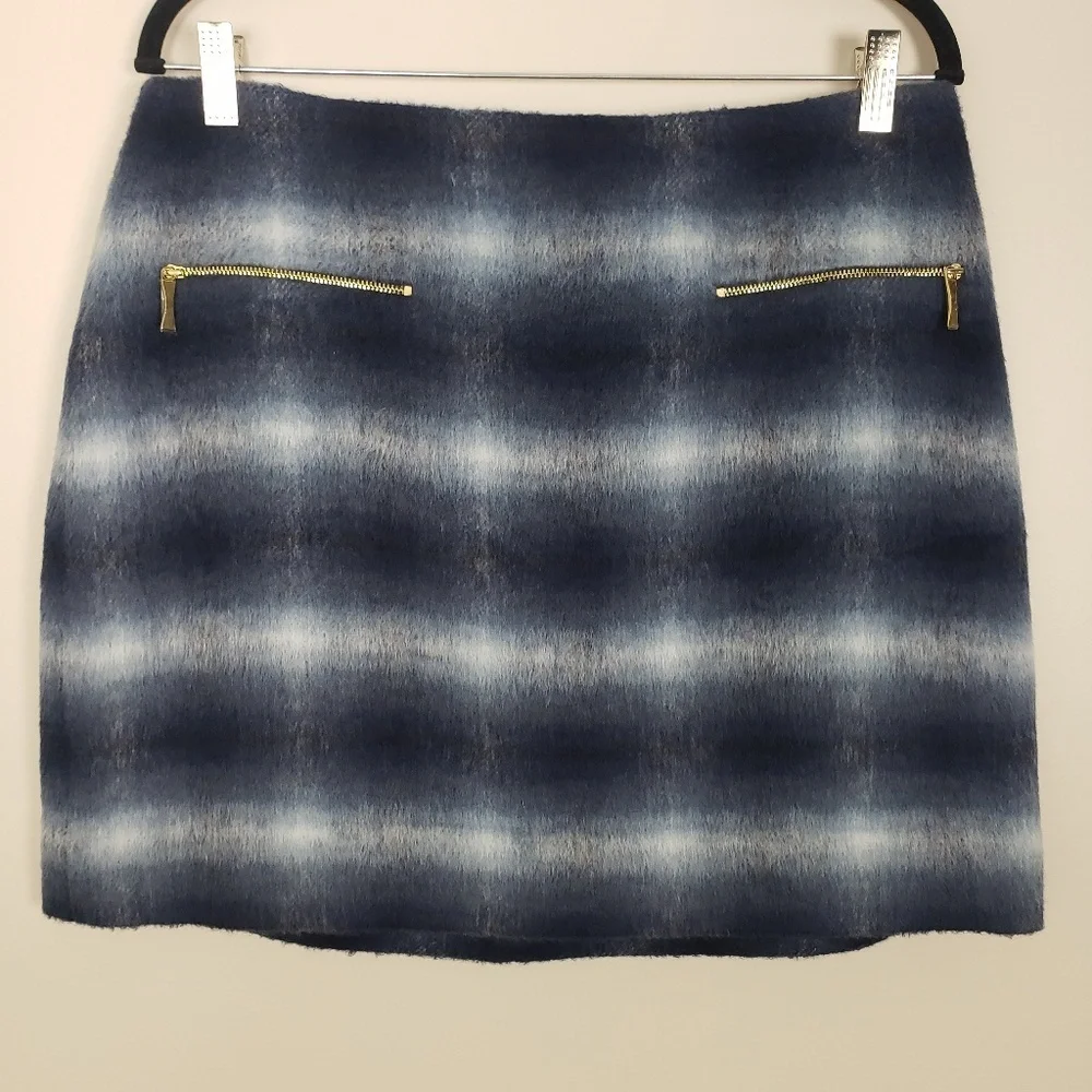 Kate Spade Mini Skirt Zipper Pockets  Poetcore Preppy 2016  J3